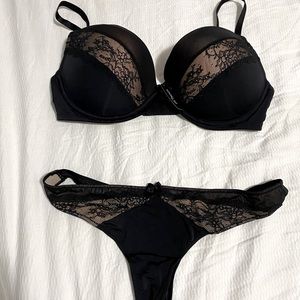 Adore Me Bra and matching panty set.